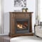 Duluth Forge Full Size Dual Fuel Ventless Gas Fireplace With Mantel - 32,000 FDI32R-M-WN - alternate 8